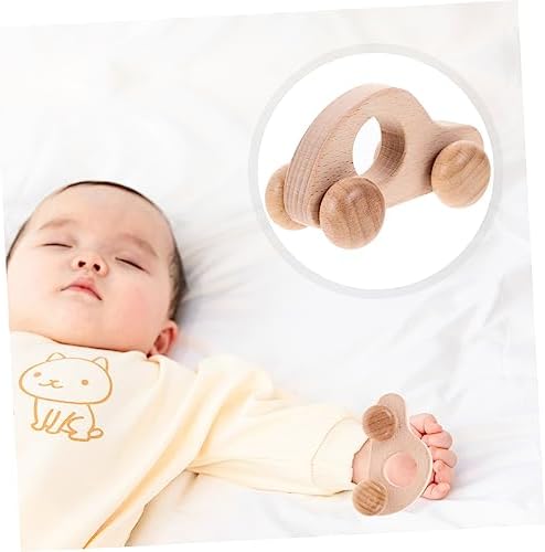 Yardwe Wooden Push Car for Infant Grasping Toy 1