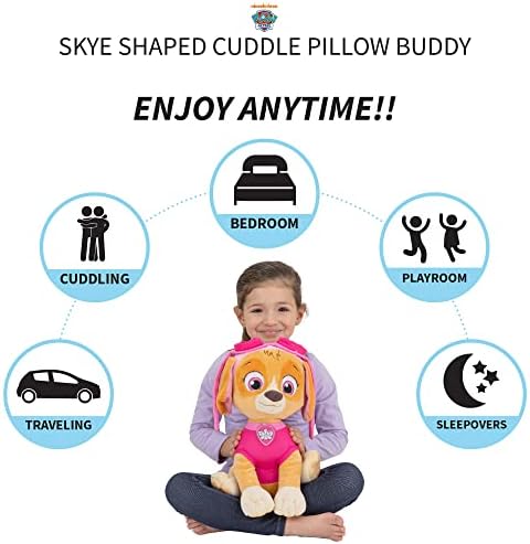 Paw Patrol Skye Plush Cuddle Pillow Buddy