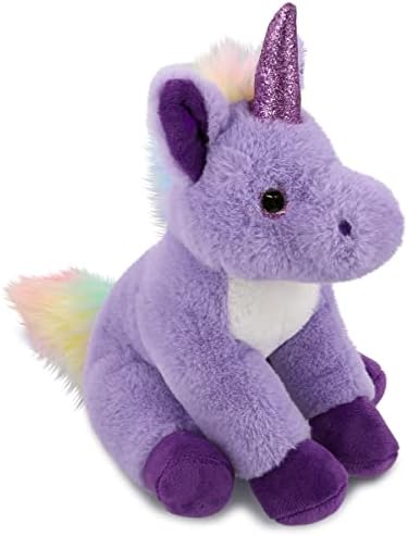 DolliBu Plush Purple Unicorn - 9 Inches Huggable Toy