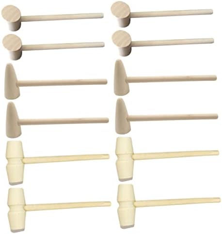DECHOUS Mini Wooden Hammer Toy Set 15pcs