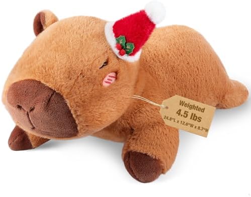 Bobbie Laxi 25 Capybara Weighted Plush Toy 1