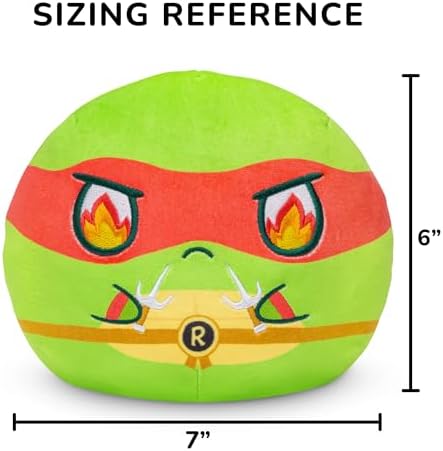 TeeTurtle Raphael Reversible Plushie - 6 Inch Cute Kawaii Stuffed Animal