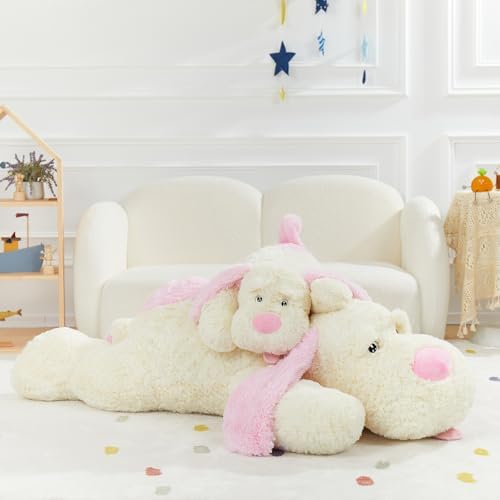 MaoGoLan Giant Stuffed Puppy Dog Plush Pillow Toy