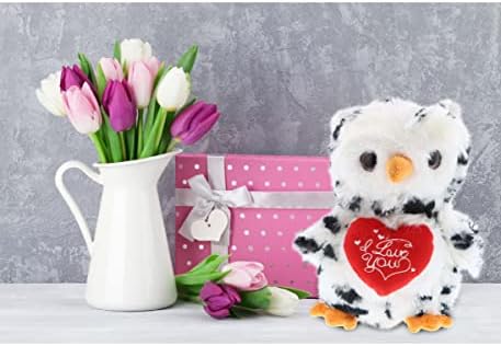 DolliBu I Love You Valentine Plush Owl - Personalized Name Gift