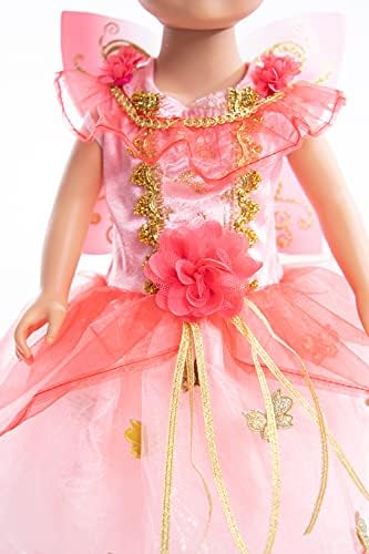 Little Adventures Butterfly Fairy Girl Doll Dress with Wings
