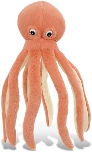 DolliBu Orange Octopus Super Soft Plush Toy 15 Inches