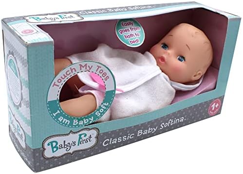 Babys First Bathtime Baby Softina Doll 1