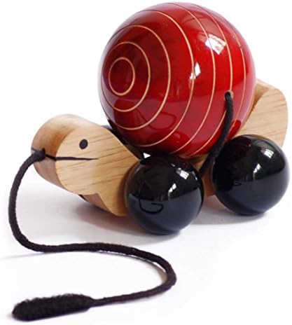 Tuttu Turtle Wooden Pull Toy for Toddlers