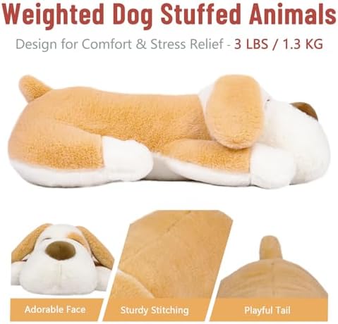 Niuniu Daddy 18 Weighted Dog Plush Pillow