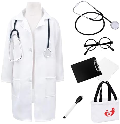 Doctor Lab Coat Costume for Kids Halloween Party
