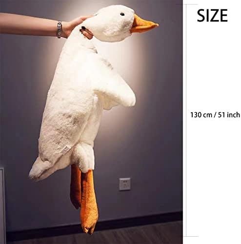 Tanha Large White Goose Plush Stuffed Animal