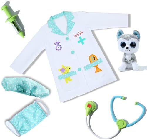 Kids Doctor Costume for Halloween Pretend Play