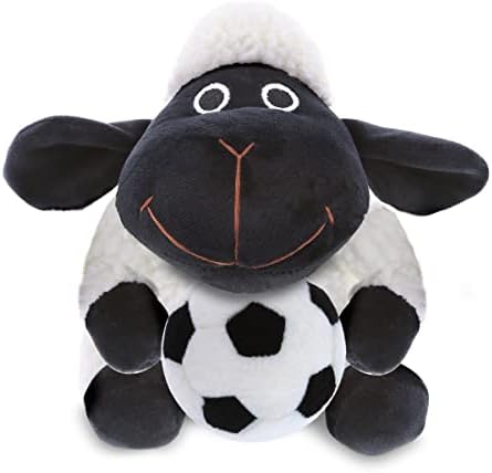 DolliBu Black Nose Sheep Plush with Soccer Ball - 6 Inches