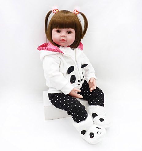 Pedolltree Reborn Baby Girl 18 Inch Panda Outfit