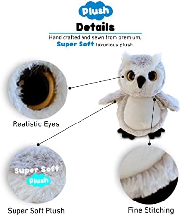 Puzzled DolliBu Owl Plush - 9 Inches Super Soft Stuffed Animal
