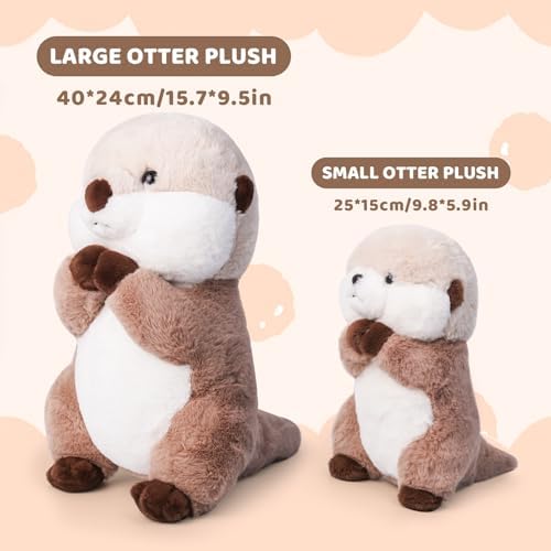 Riuhot Soft Sea Otter Plushie Toy 157 for Kids