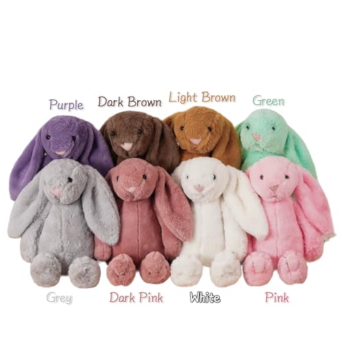 Personalized Easter Bunny Rabbit with Name Monogram