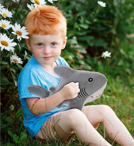 DolliBu Shark Plush Toy 12 Inches Eco-Friendly