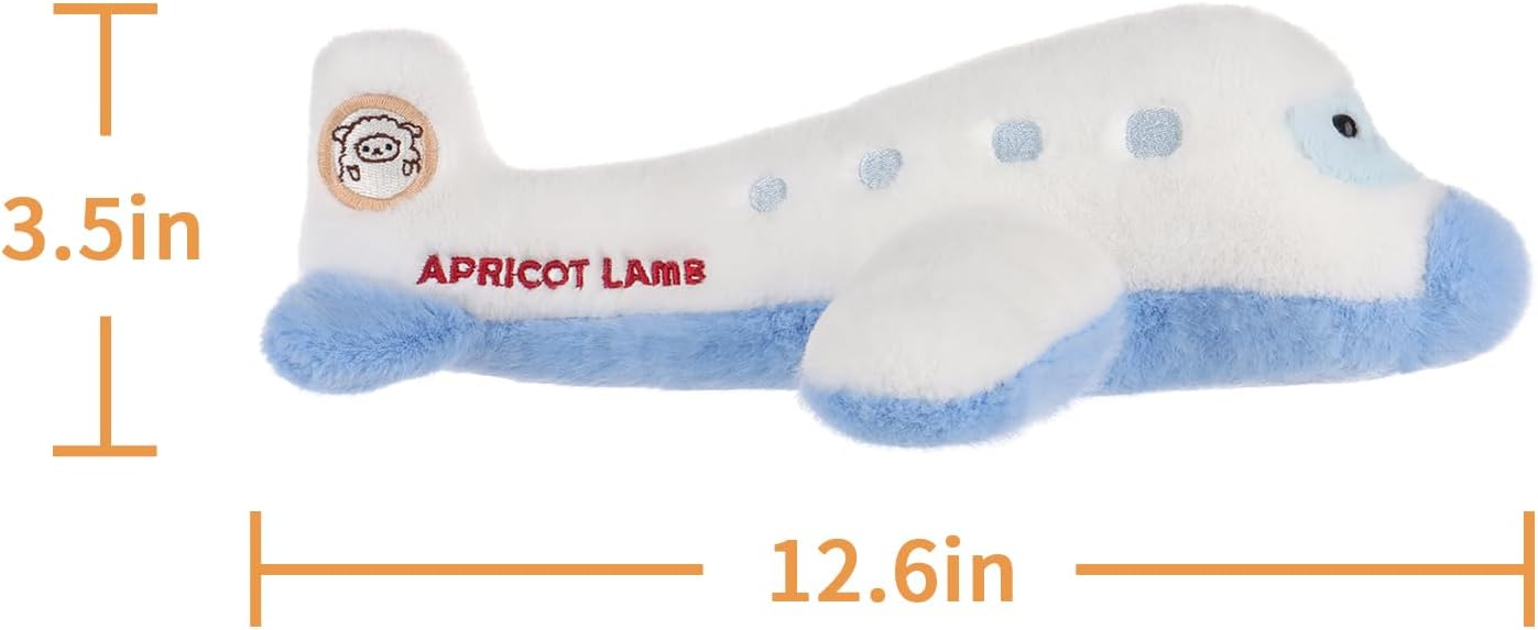 Apricot Lamb Comfort Plane Plush Toy for Kids