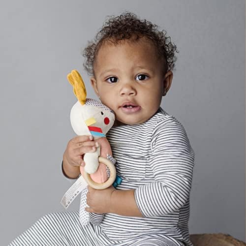 Petit Collage Organic Busy Bunny Activity Toy