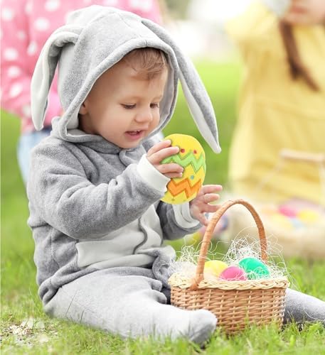 DolliBu Easter Egg Plush Toy - 3 Inches Soft Yellow