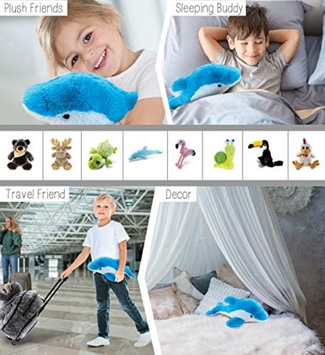 Puzzled DolliBu Plush Dolphin - 18 Inch Soft Huggable Toy