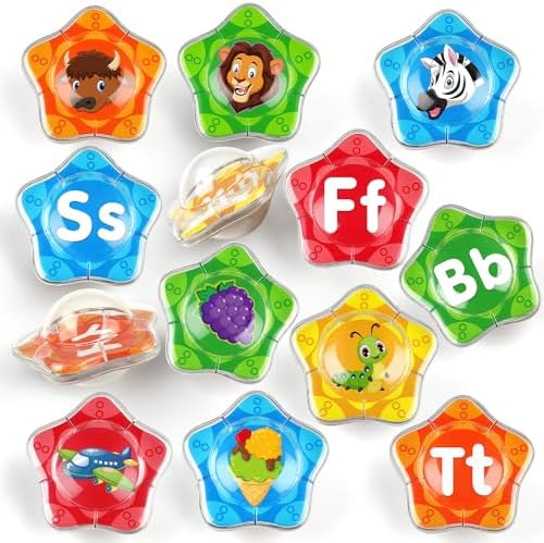 Coogam Floating Starfish Bath Toy Alphabet Set 26pcs