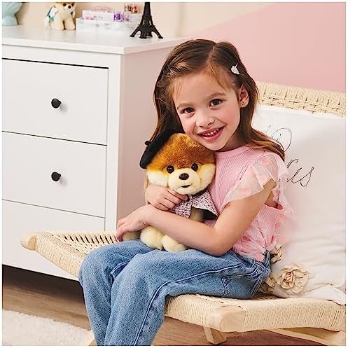 GUND Boo Plush Dog with Paris Beret - 9 Inch