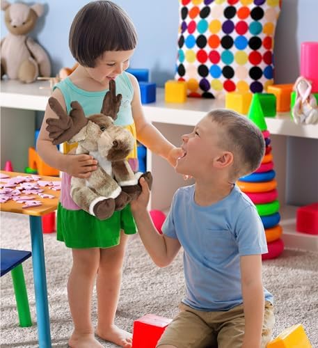DolliBu Forest Floppy Moose Plush Toy - 105 Inches 1