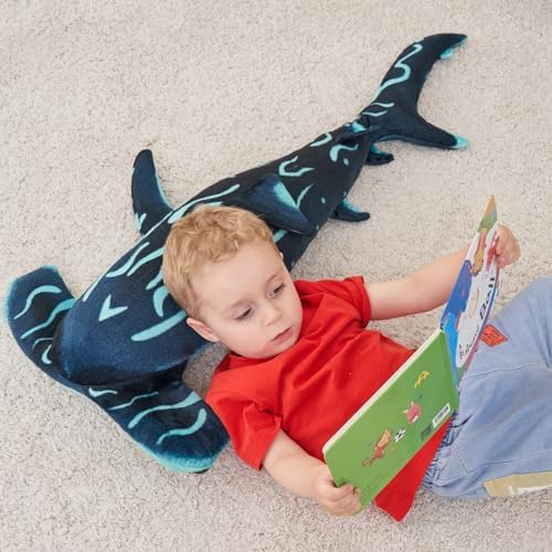 40 Inch Hammerhead Shark Plush Toy - Giant Stuffed Animal