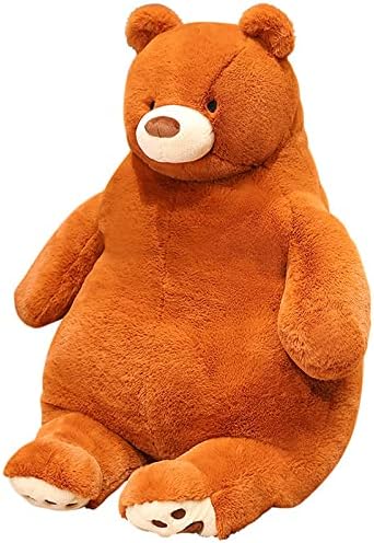 Ronivia Bear Weighted Plush Pillow 17 35 lbs Large Brown Bear Stuffed Animal