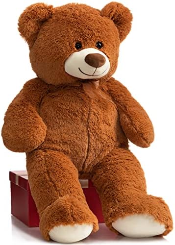 HollyHOME 36 Inch Brown Teddy Bear for Kids and Girlfriend
