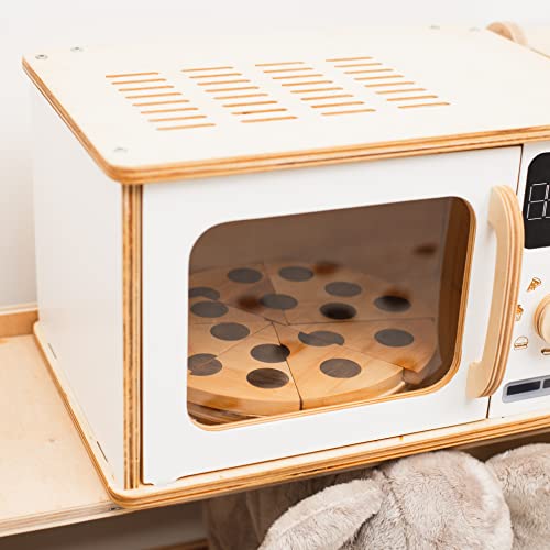 Enjoy The Wood Wooden Microwave Montessori Toy
