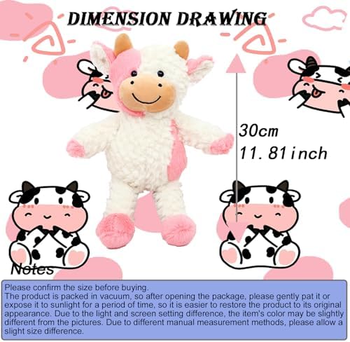 118 Inch Cute Cow Stuffed Animal Plush Toy