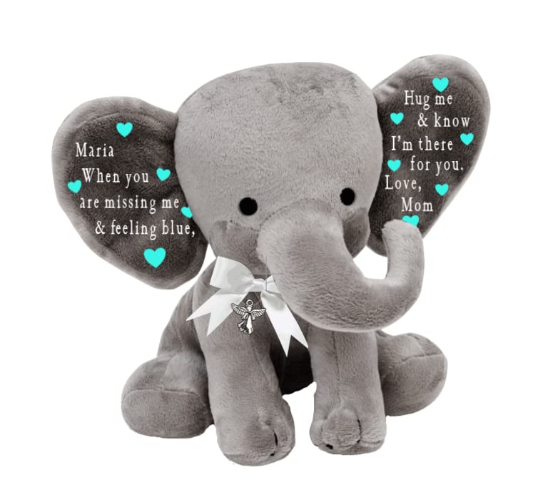 Personalized Plush Elephant Comfort Gift for Child