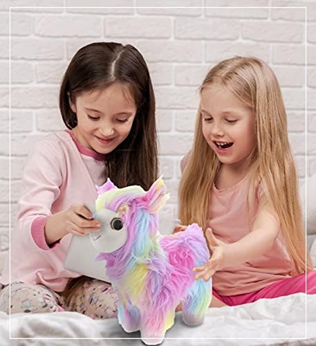 DolliBu Plush Rainbow Llamacorn 95