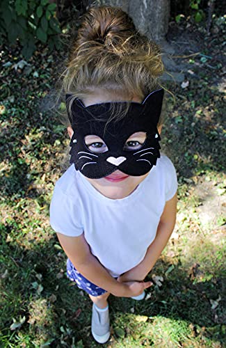 Baby WhatKnots Kids Purple Cat Face Mask for Halloween