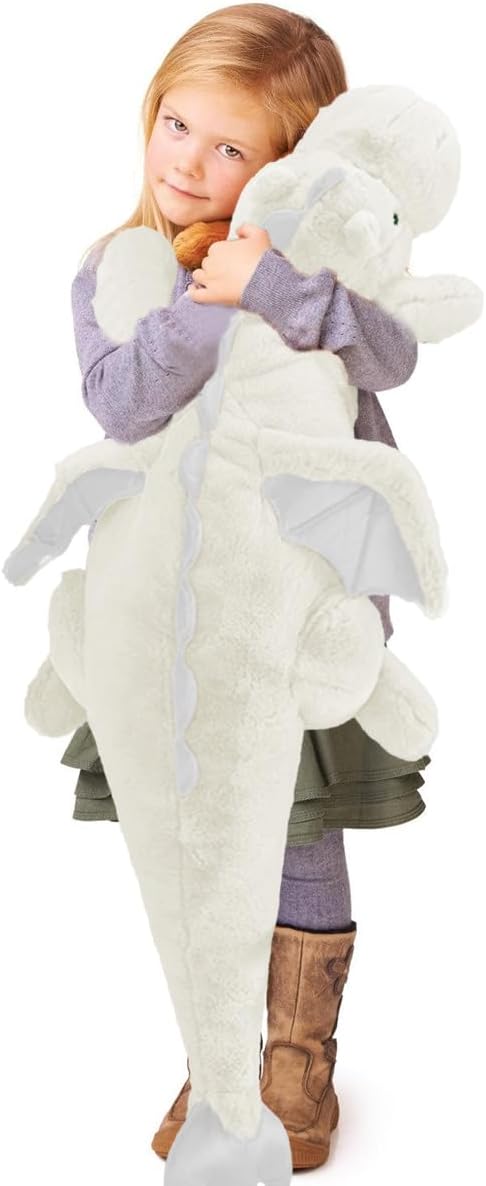 ARELUX 37in Cute Dragon Plush Toy with Wings