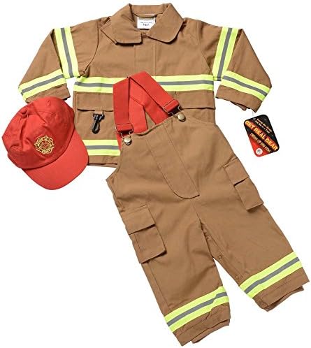 Aeromax Jr Fire Fighter Suit for Kids Tan 18 Months