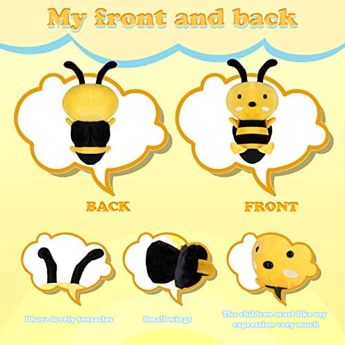 Civaner 2 Pieces Honey Bee Plush Toys 787 Inches