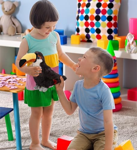 DolliBu Toucan Plush - 8 Inches Super Soft Stuffed Animal