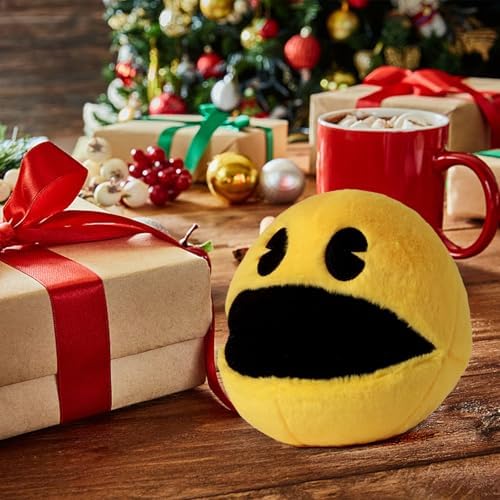 WjcnPac-Man 6 Inch Yellow Plush Stuffed Animal