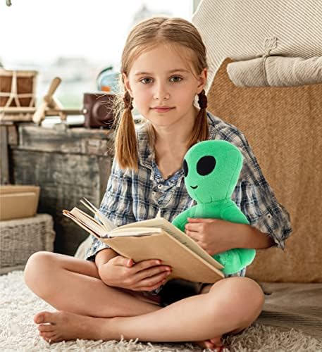 DolliBu Green Alien Plush Stuffed Animal 6 Inches 1