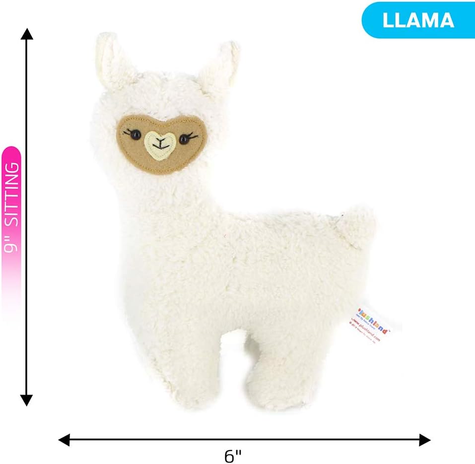 Plushland Marshmella 10 Inch Llama Plush Stuffed Animal Toy