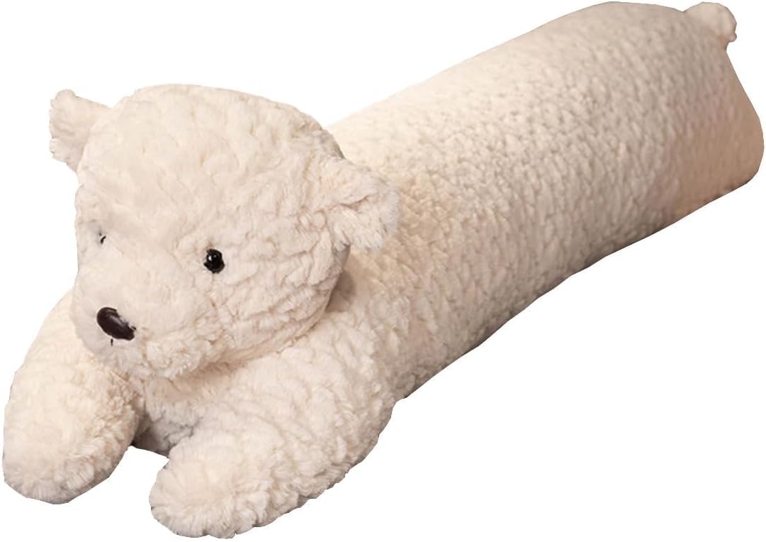 FEEZUSH Bear Plush Pillow - 35 Inch White