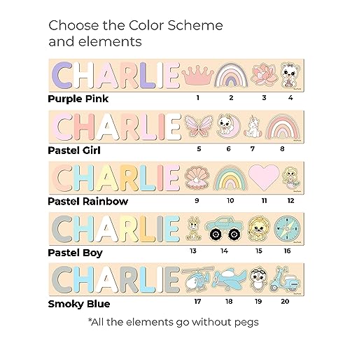 Personalized Wooden Puzzle for Baby and Toddler