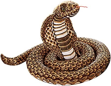 67 Inch Realistic Cobra Plush Snake Toy