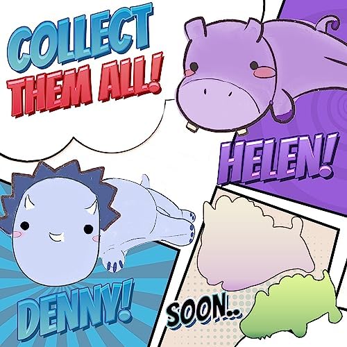Cozi-Kins Weighted Purple Hippo Stuffed Animal - 35 Lbs