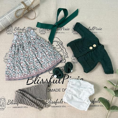 BlissfulPixie 12 Inch Waldorf Doll Clothes Set