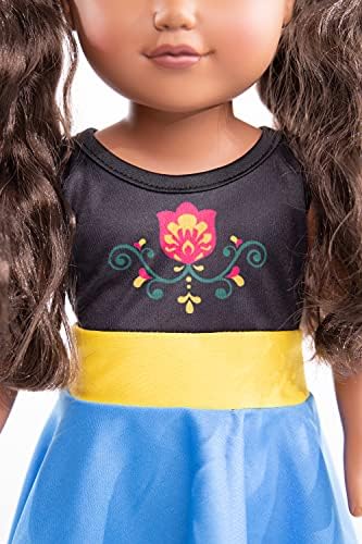 Little Adventures Twirl Princess Dress Alpine - Machine Washable No Glitter